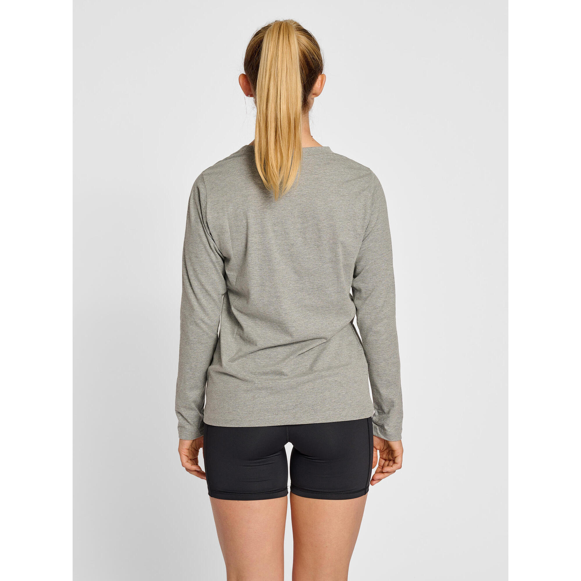 Langarmshirt, Frau Hummel Red Basic 3/7
