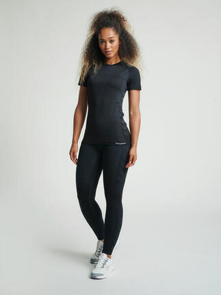 T-Shirt Hmlclea Yoga Femme Respirant Séchage Rapide Sans Couture Hummel