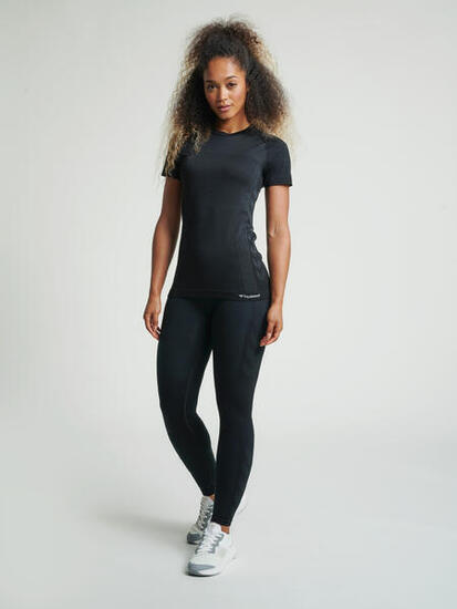 T-Shirt Hmlclea Yoga Femme Respirant Séchage Rapide Sans Couture Hummel