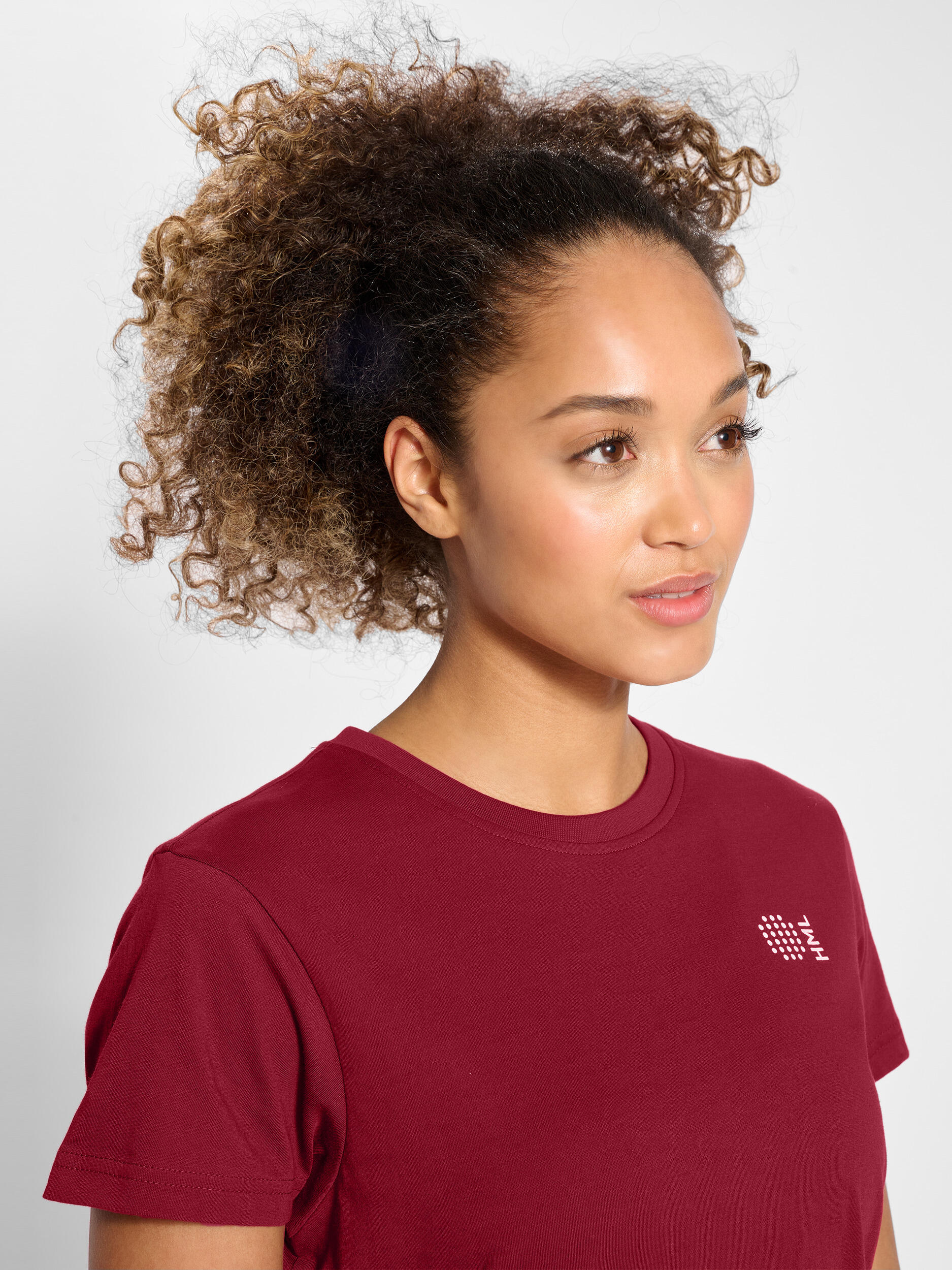 Hmlcourt Cotton T-Shirt S/S Woman T-Shirt Manches Courtes Femme 4/7