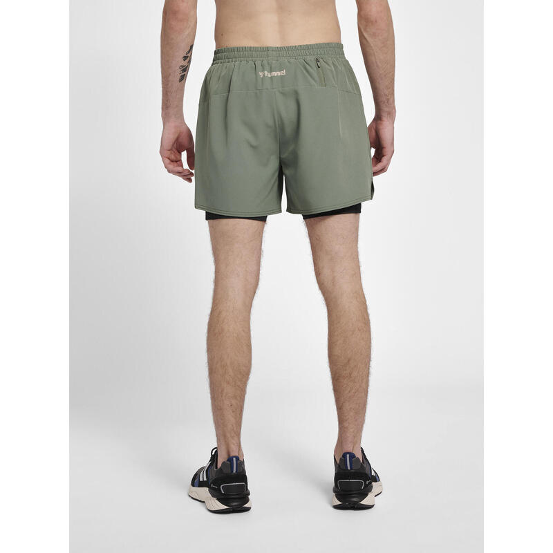 Pantalones Cortos Hmlmt Yoga Hombre Transpirable De Secado Rápido Hummel