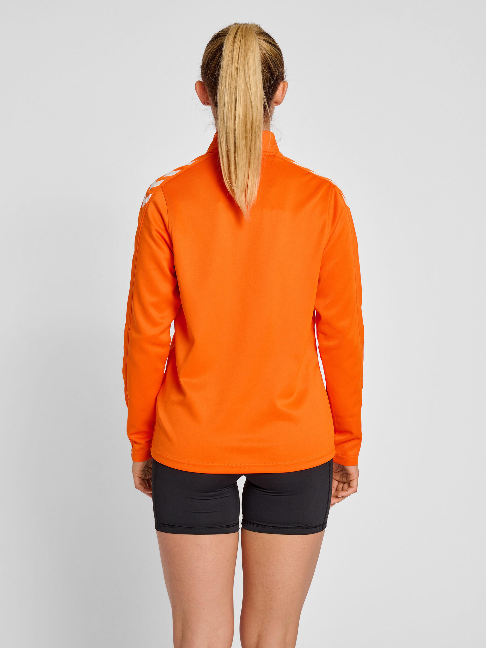 Casaco de fato de treino para desporto feminino com meio fecho de correr Hummel 3/7