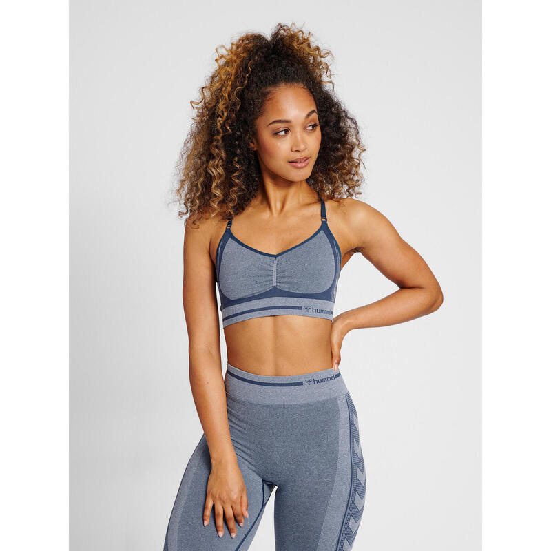 Hummel Sports Top Hmlmt Lulu Seamless Scrunch Bra