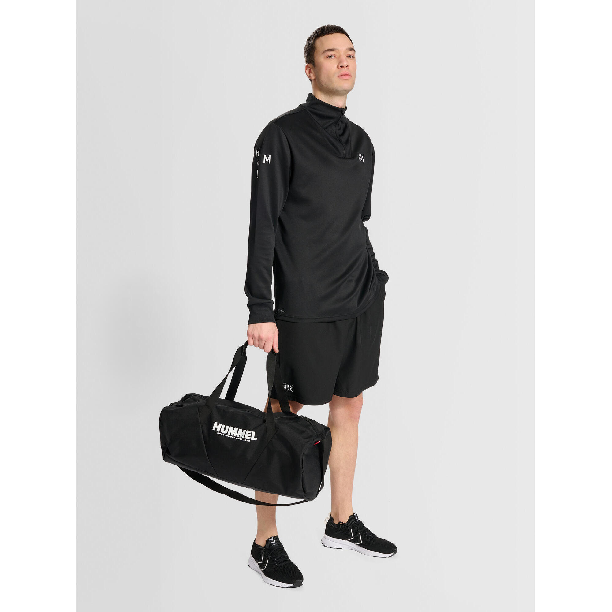 Hummel - Demie-fermeture Éclair Sweatshirt Hmlcourt Padel Homme Hummel - Sweat-shirt - Noir - S - Decathlon