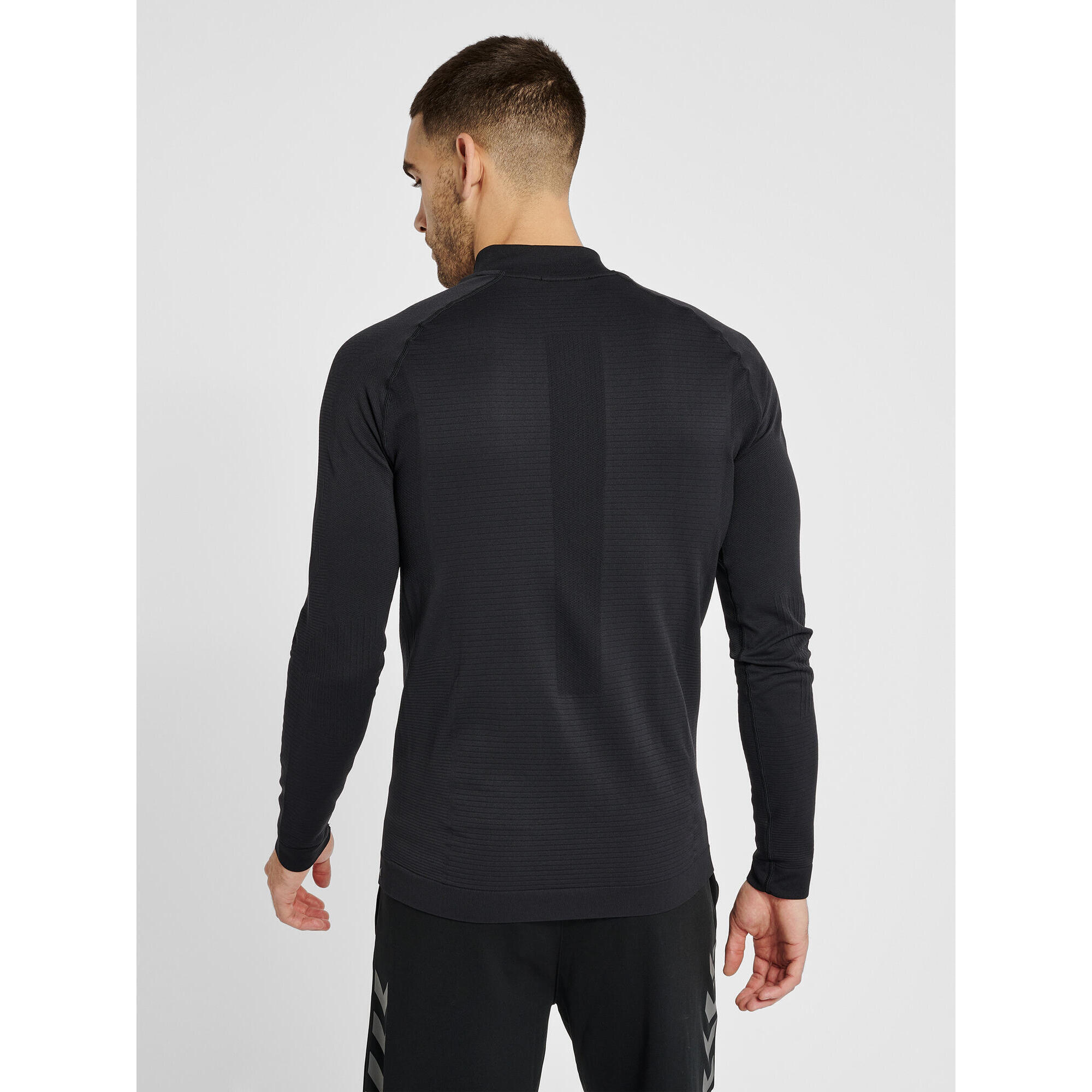 Zip Sudadera Hmlstroke Yoga Hombre De Secado Rápido Sin Costuras Hummel 3/7