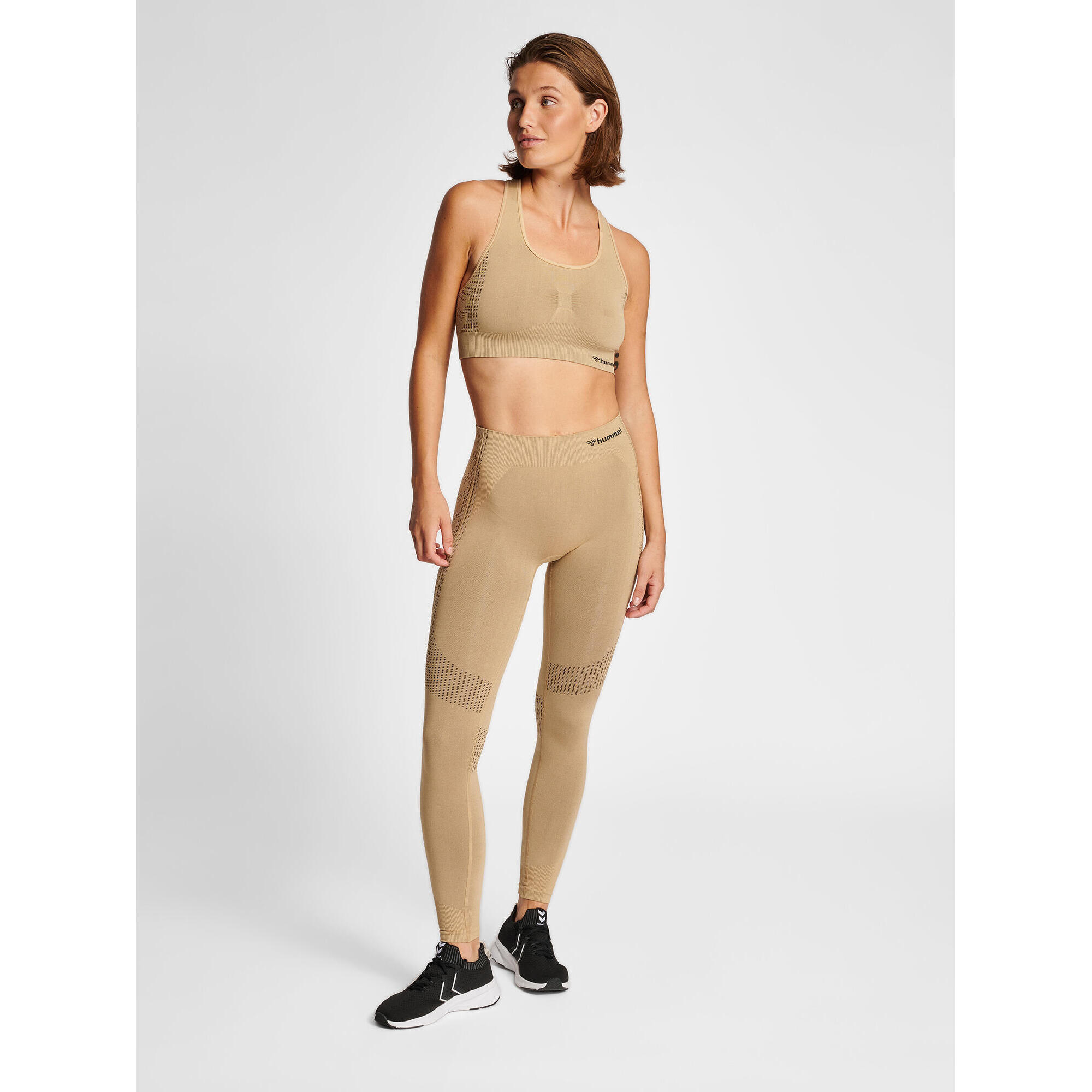 Top Hmlmt Yoga Femme Extensible Respirant Séchage Rapide Sans Couture Hummel