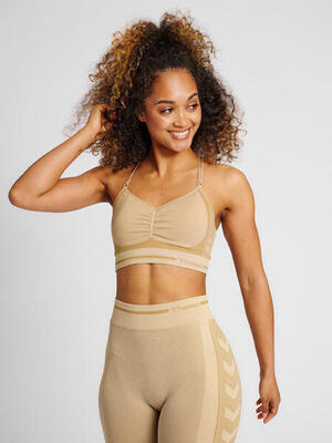 Reggiseno sportivo senza cuciture per donna Hummel MT Lulu scrunch