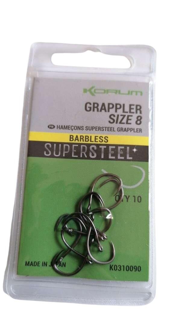 Hameçons sans ardillon Korum grappler (x10) 2/2