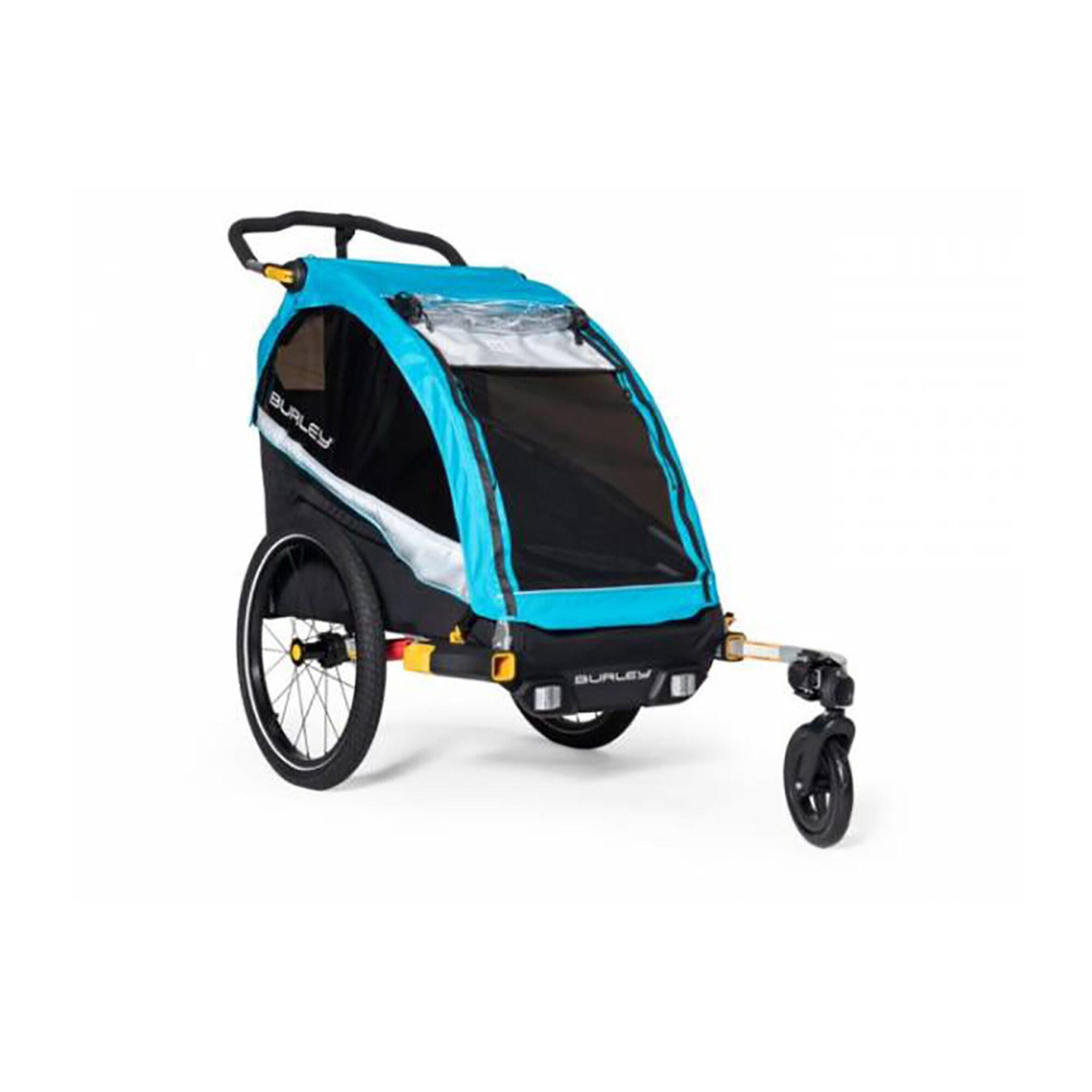 Burley - Remorque De Vélomonoplace D'Lite X Enfant Burley - Remorque À Vélo - Bleu - No Size - Decathlon