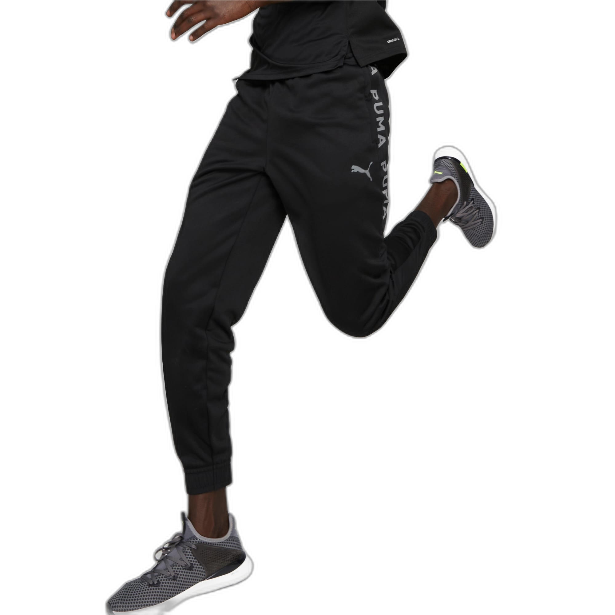 Spodnie męskie Puma TRAIN FIT PWRFLEECE 3/7