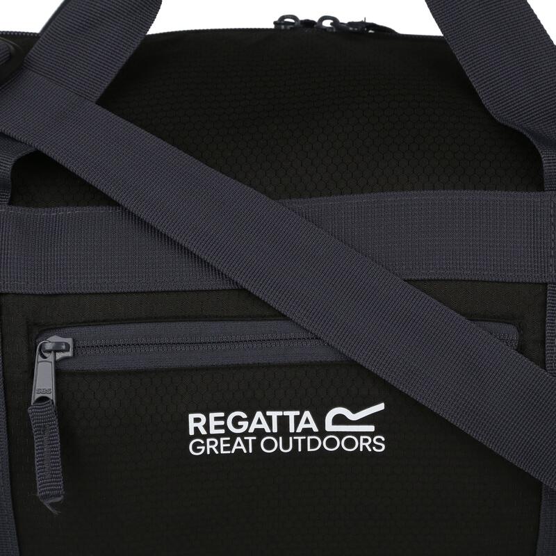 Compacte uniseks fitness duffeltas van 60l voor volwassenen - Zwart