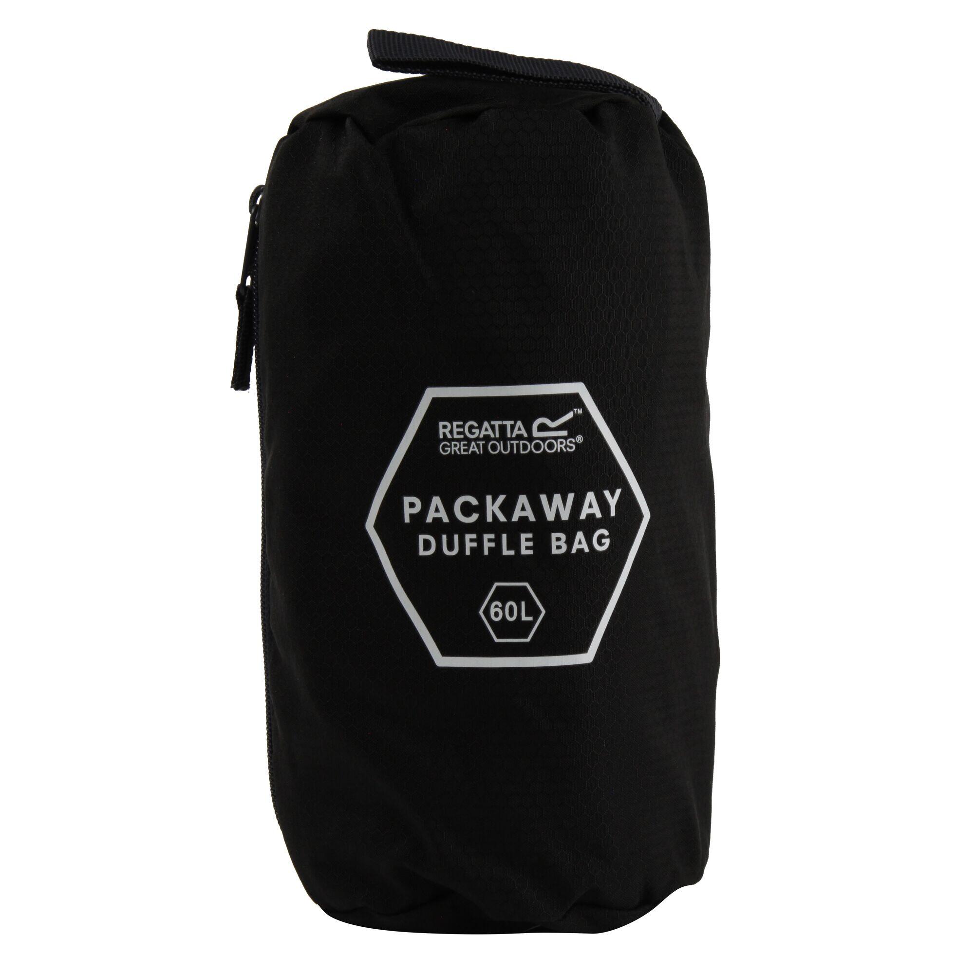 Packaway 60L Adults' Unisex Fitness Duffle Bag - Black 5/5