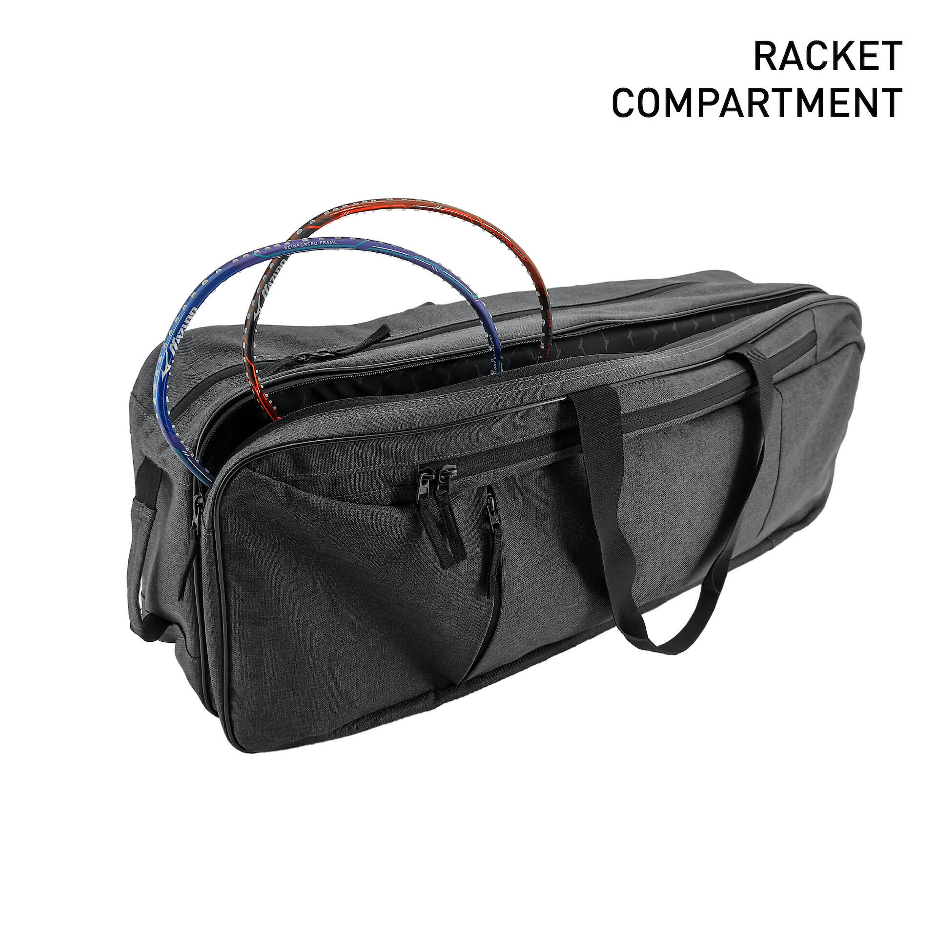 Badminton Racket Bag - Core Series 2-Way Duffle Bag (Dark Melange