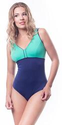 Maillot de bain 1 pièce natation - Noir femme