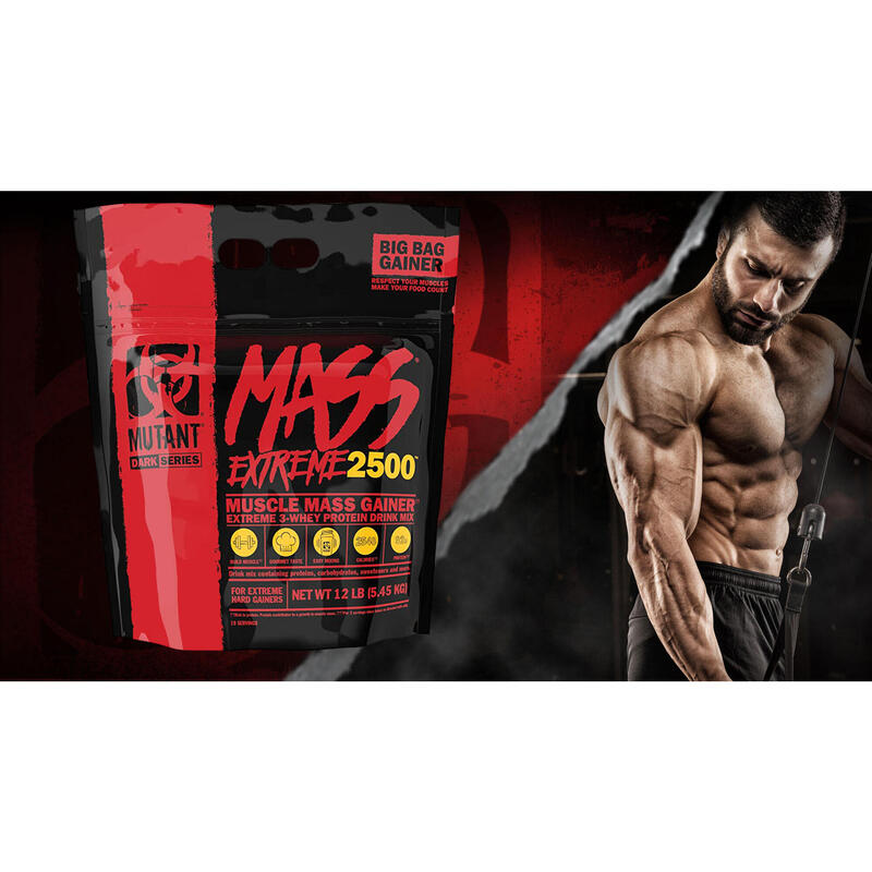 Mutant Mutant Mass XXXTREME 2500 (12lbs) Vanilla Ice Cream