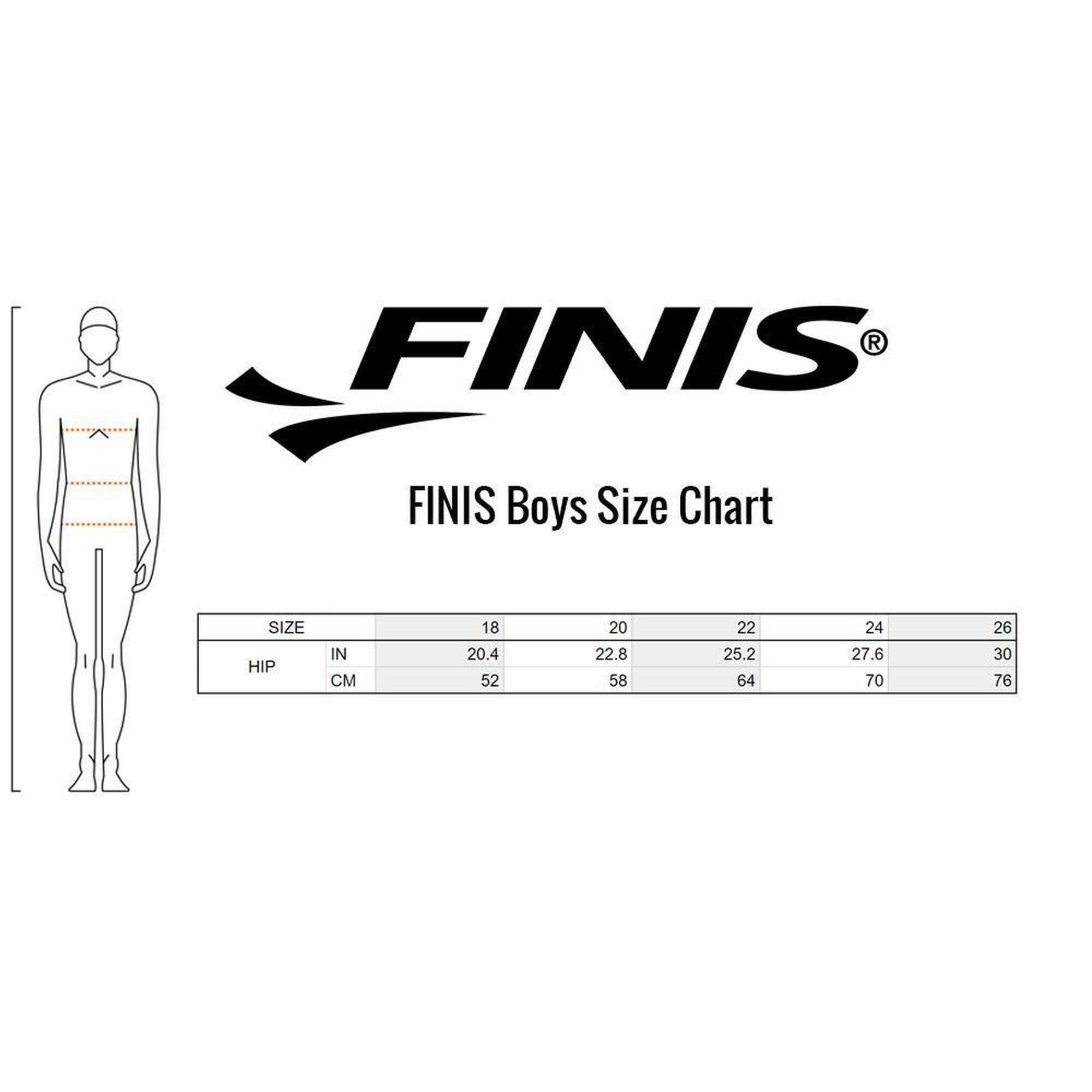 Finis Boy's Splice Brief - Red 3/3