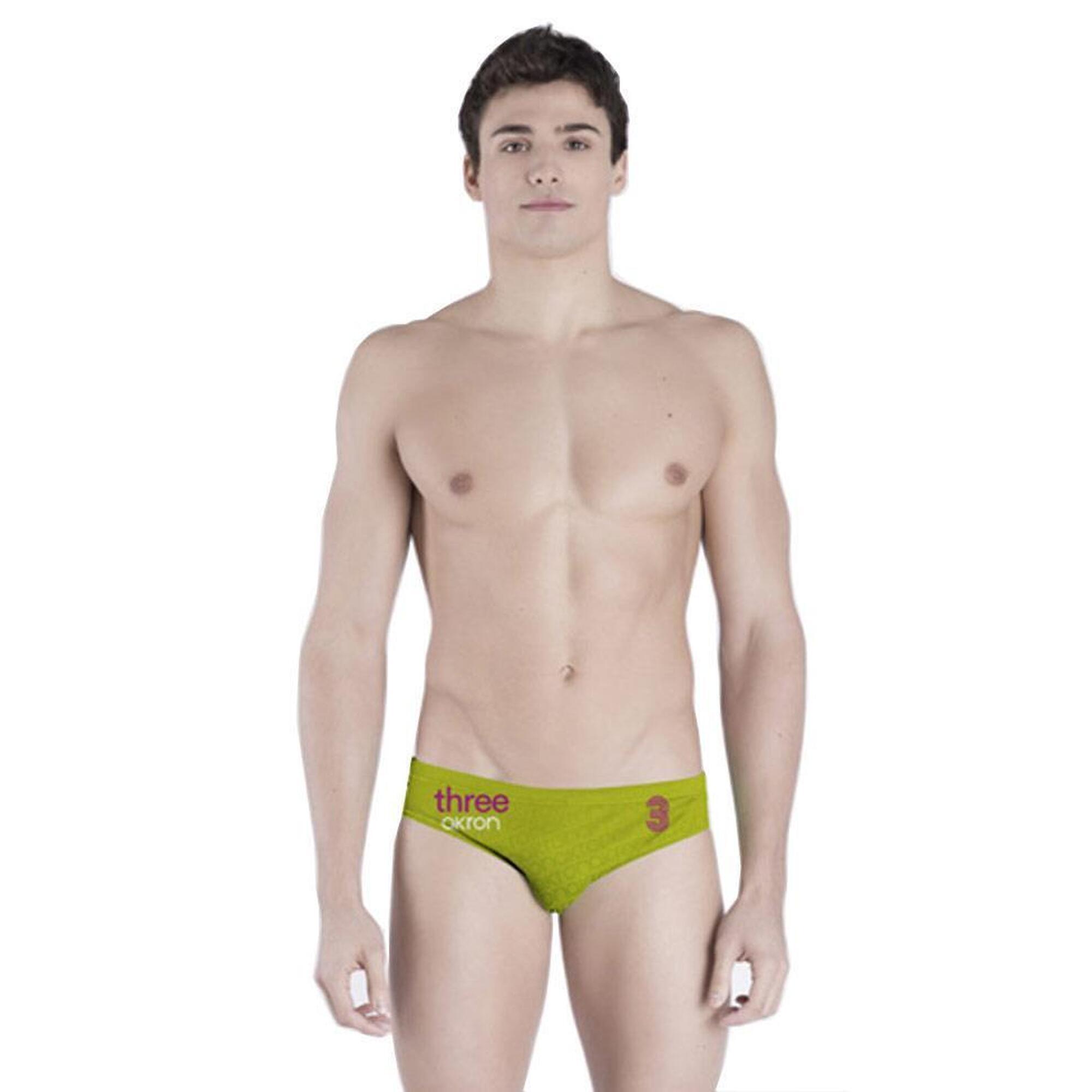 AKRON Akron Men's Adi Three Brief - Purple / Green