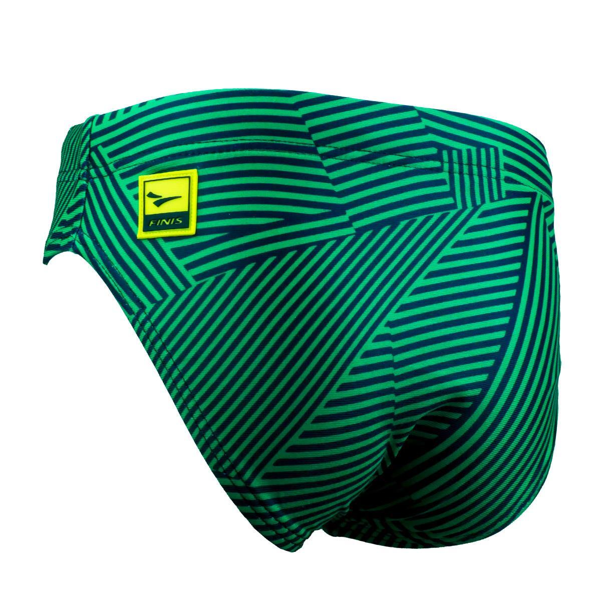 Cueca infantil Finis Maze - Verde - Tamanho 18 2/4