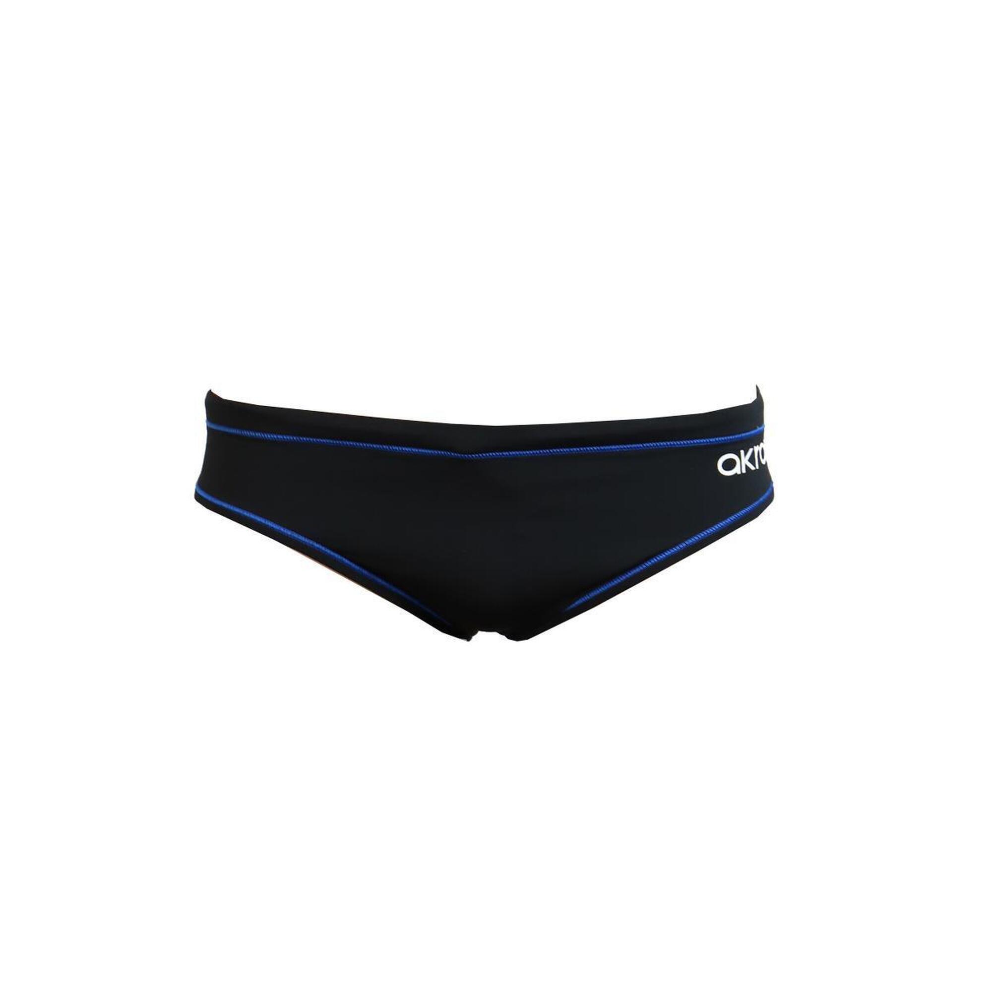 Akron - Slip De Bain Akron Addison Evo Bicolore Noir/rouge Taille 28 - Slip - Noir|rouge - 36 Xs - Decathlon