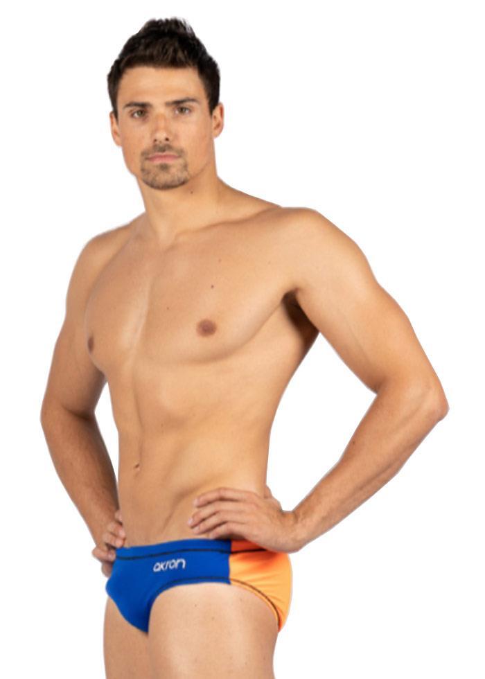 AKRON Akron Men's Addison Evo Bicolour Brief - Blue / Orange