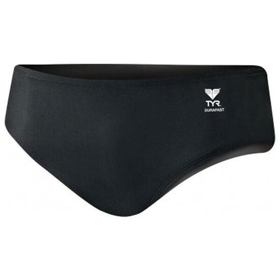 Slip de course TYR Durafast Elite Solid Racer pour homme - Noir - Taille 38