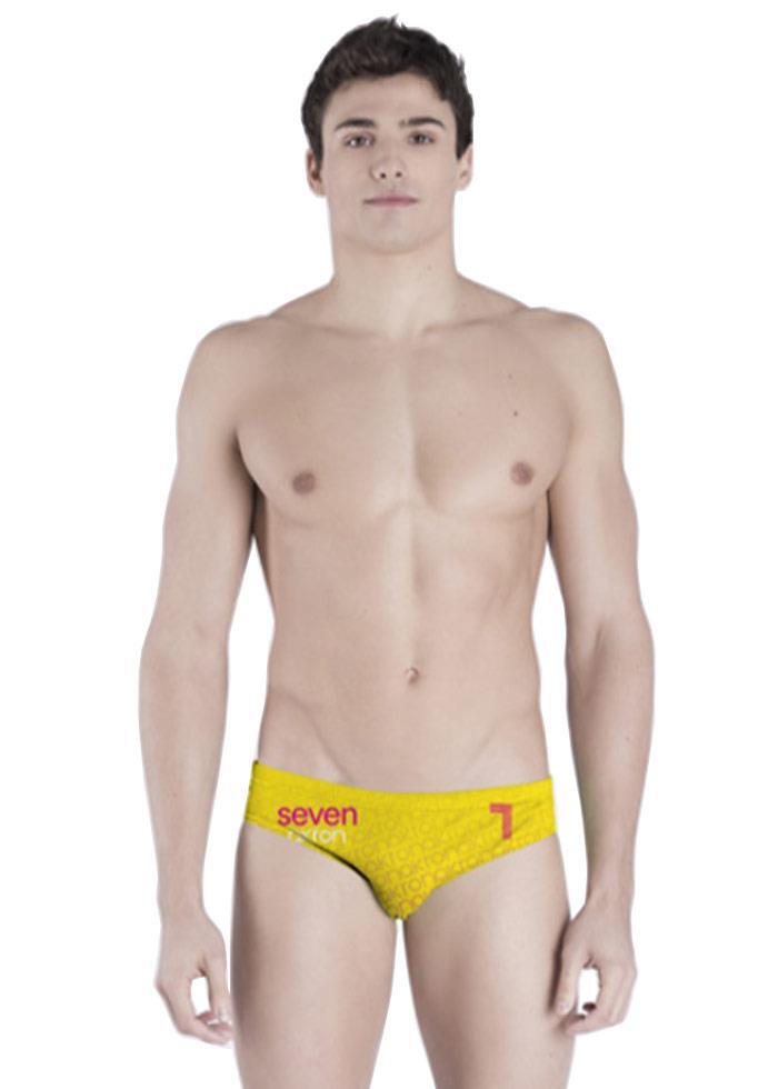 AKRON Akron Men's Adi Seven Brief - Yellow / Purple