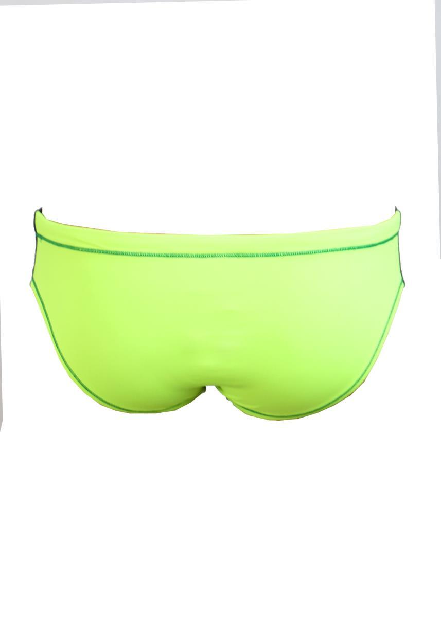 Slip bicolore Akron Addison Evo pour homme - Noir/Vert fluo - Taille 32 2/5