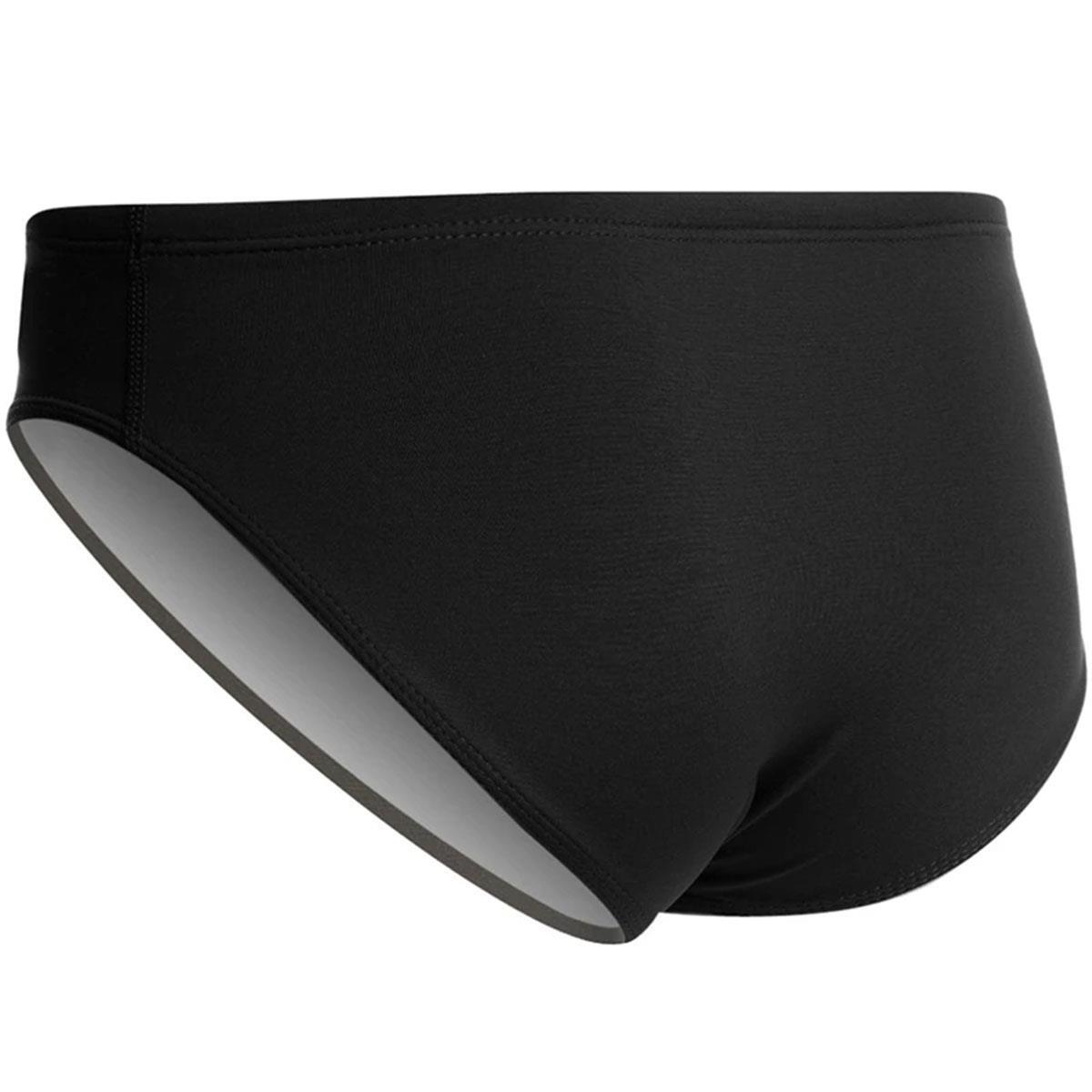 TYR Boy's Durafast Solid Racer Briefs - Black 2/3