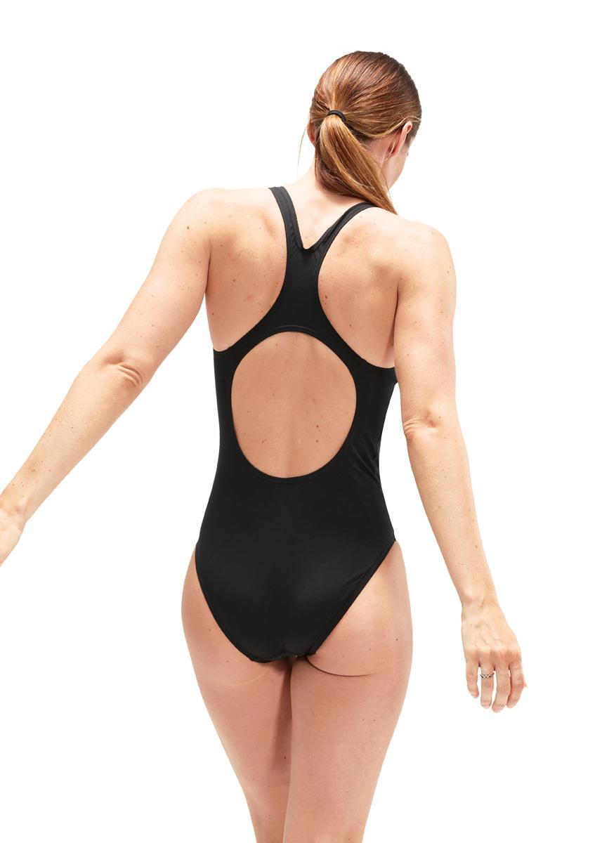 Speedo Placement Digital Medalist Swimsuit - Black/ Electric 3/7
