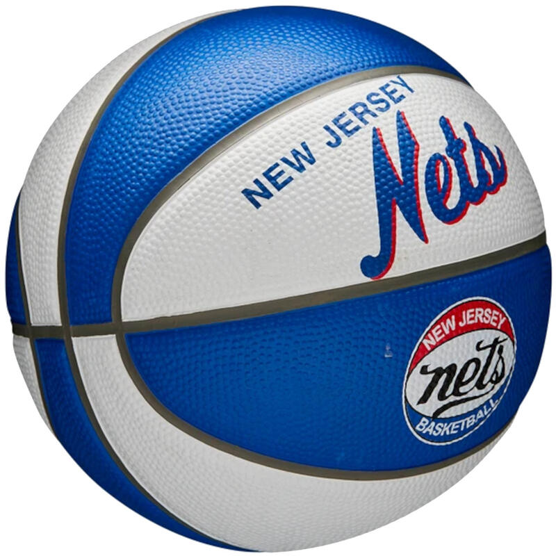 Piłka do koszykówki Wilson NBA Team Retro Brooklyn Nets Mini Ball rozmiar 3