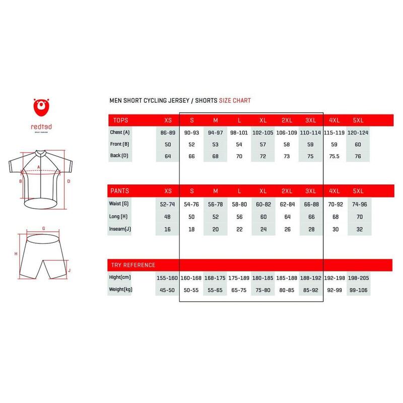 Maglietta da ciclismo di marca - REDTED