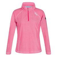 Haut polaire MONTES Femme (Rose vif / Blanc)