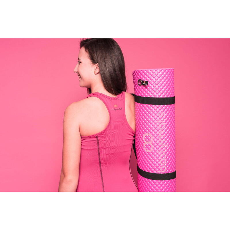 Materassini Multifunzione per Fitness e Pilates. Misure: 160x60 cm. Rosa