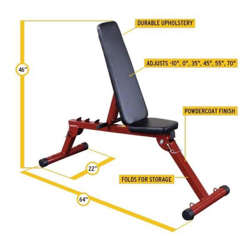 BFFID10 Inklapbare Trainingsbank - Rood