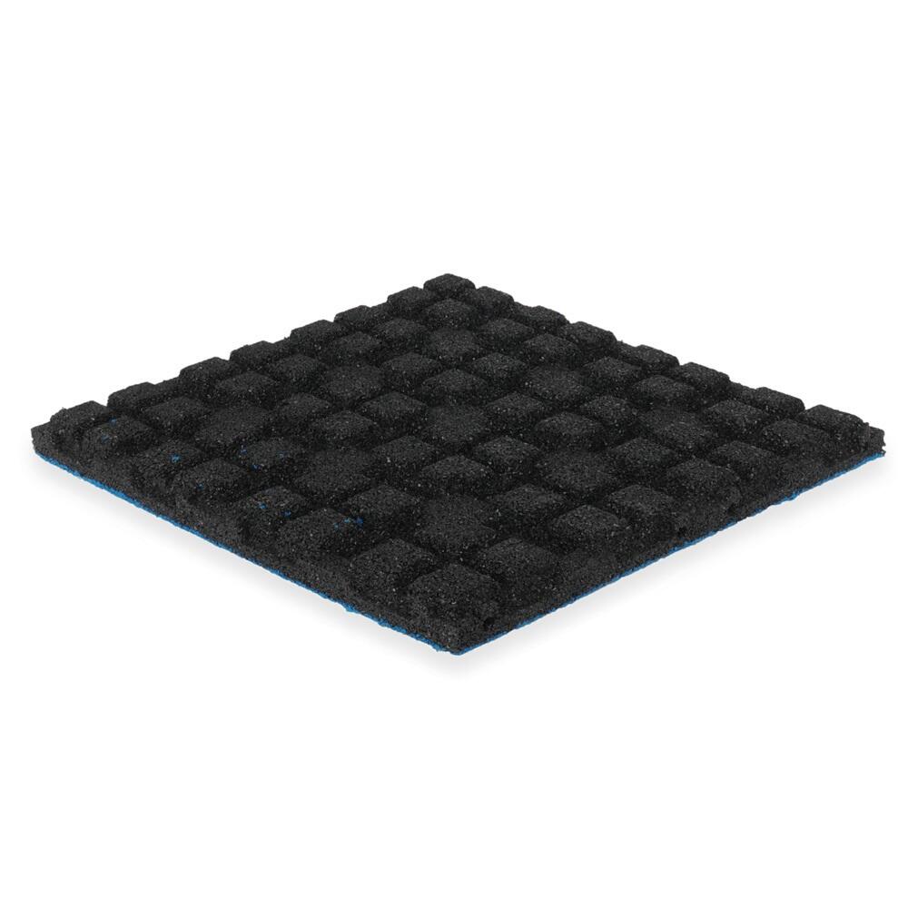 Piastrella in gomma EPDM con strato superiore - 50x50 cm - 45 mm - Blu brillante 2/5