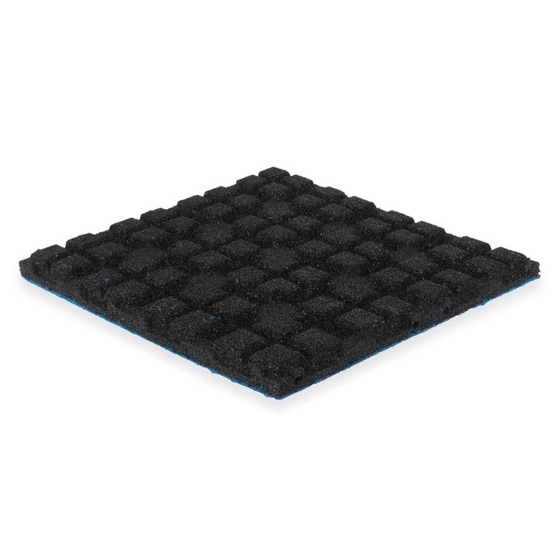 Strat superior din cauciuc EPDM - 50x50 cm - 45 mm - Albastru strălucitor