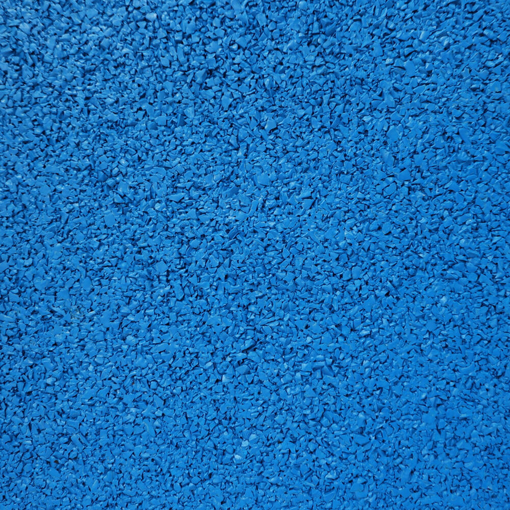 Piastrella in gomma EPDM con strato superiore - 50x50 cm - 45 mm - Blu brillante 5/5