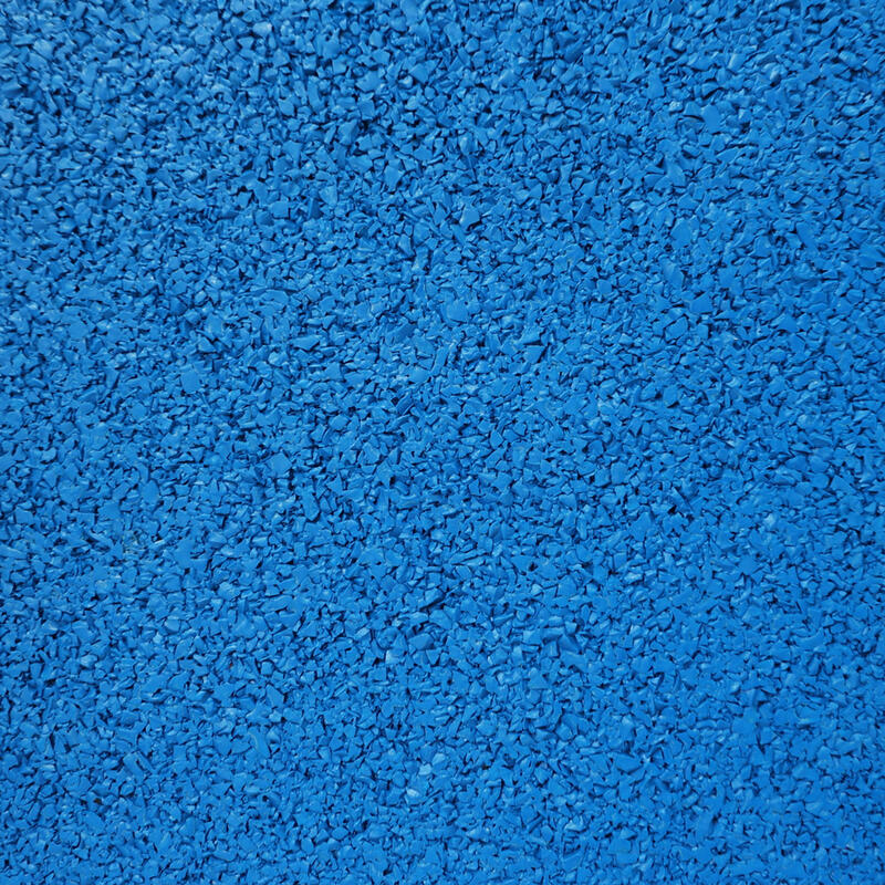 Ladrilho de borracha EPDM camada superior - 50x50 cm - 45 mm - azul claro
