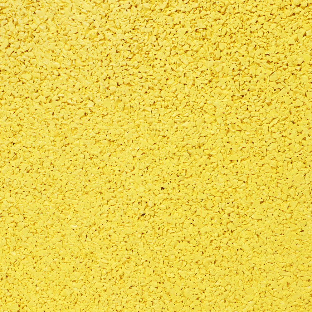 Strato superiore in gomma EPDM - 50 x 50 cm - 45 mm - Giallo 5/5