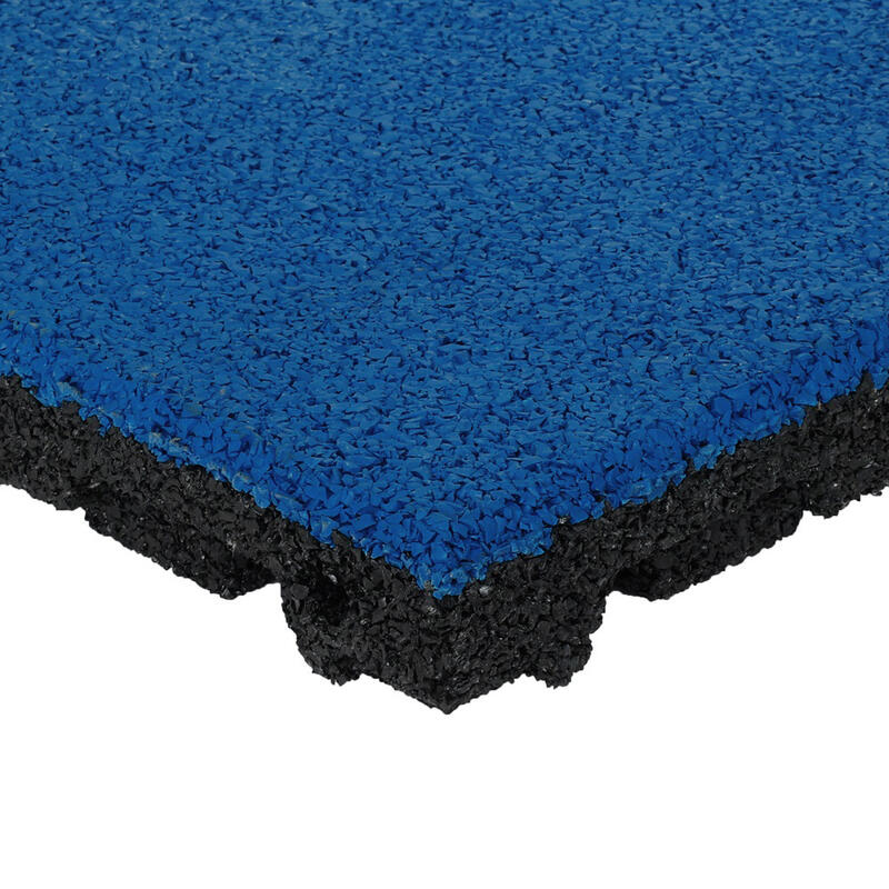 Strat superior din cauciuc EPDM - 50x50 cm - 45 mm - Albastru închis