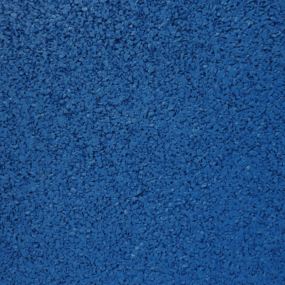 Dalle en caoutchouc, couche supérieure EPDM - 50 x 50 cm - 45 mm - Bleu foncé 5/5