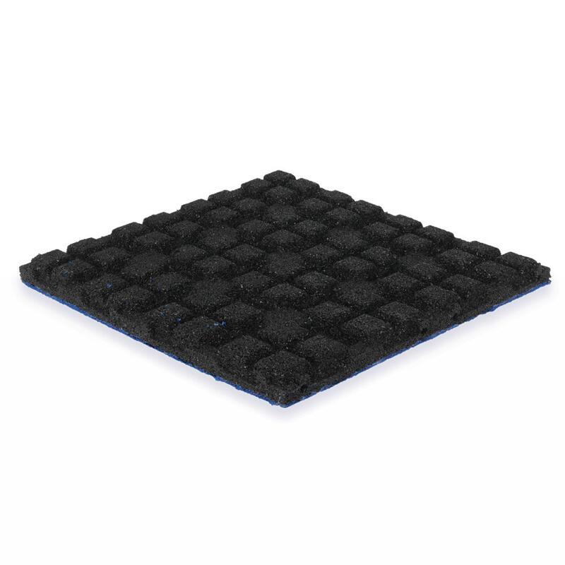 Gummifliese EPDM-Deckschicht - 50x50 cm - 45 mm - Dunkelblau