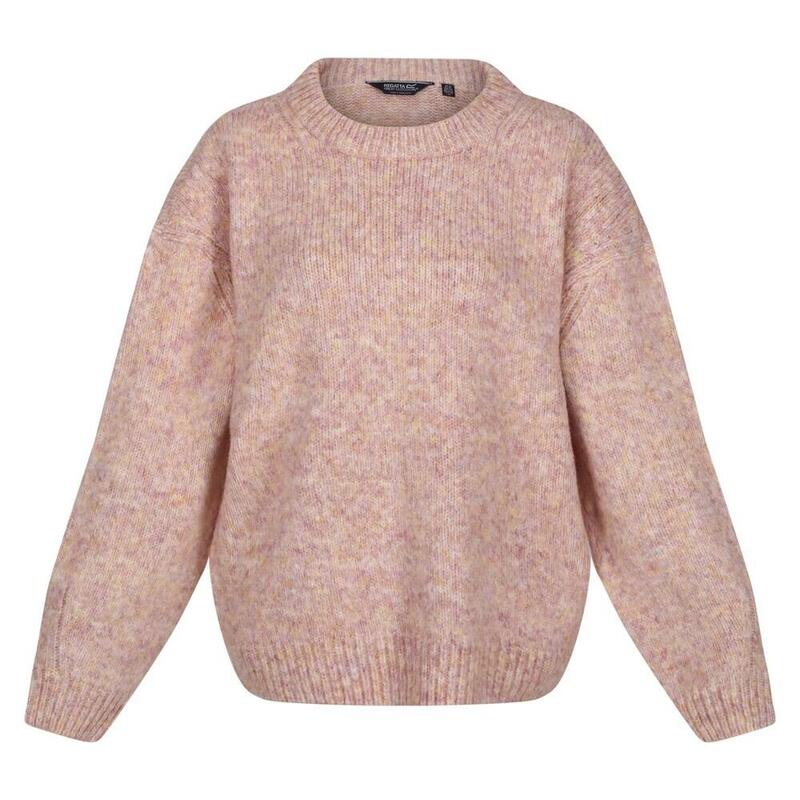 Maglione Lavorato A Maglia Donna Regatta Kaylani Rosa Cipria