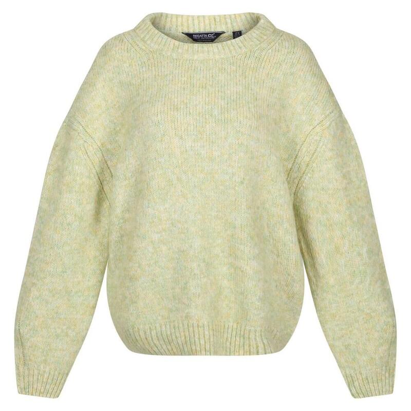 Maglione Lavorato A Maglia Donna Regatta Kaylani Verde Basilico