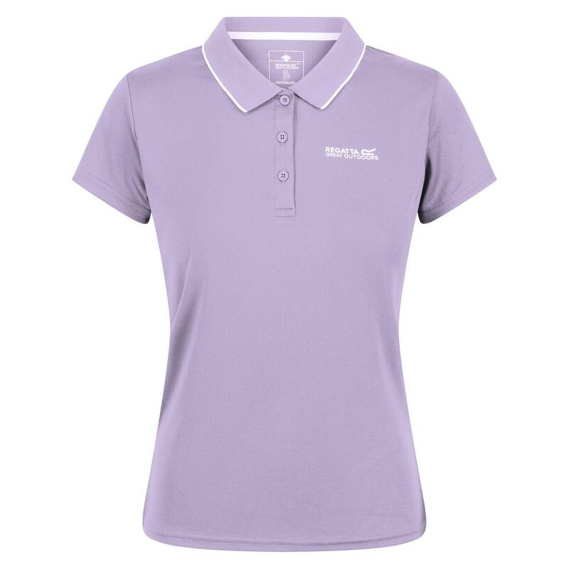 Polo Maverick V para Mujer Lila Pastel