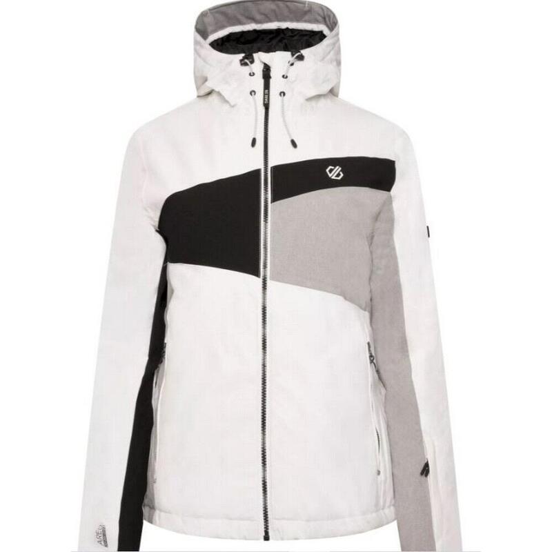 Chaqueta de Esquí Ice Gleam III para Mujer Blanco, Negro