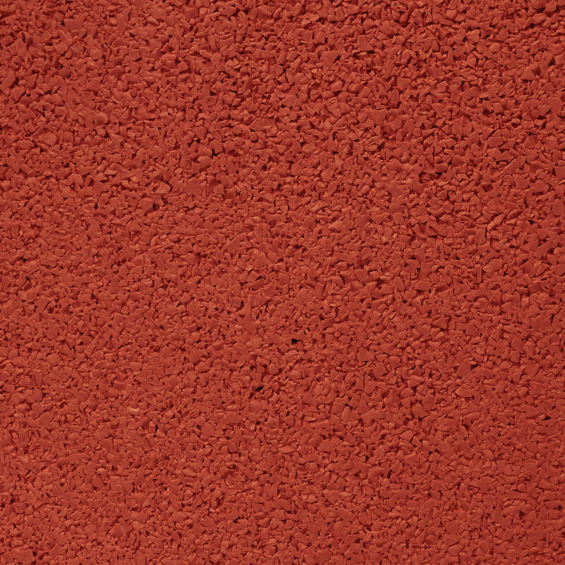 Dalle Caoutchouc Couche supérieure EPDM - 50 x 50 cm - 45 mm - Rouge