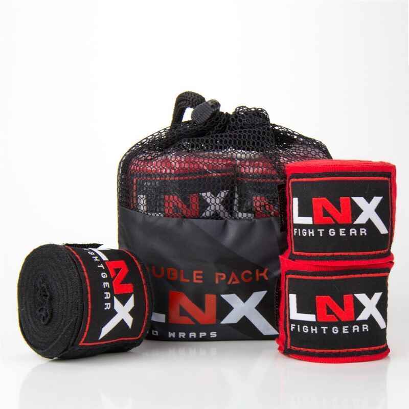 Bandagen/Boxbandagen Doppelpack 4,5m schwarz + rot Media 1