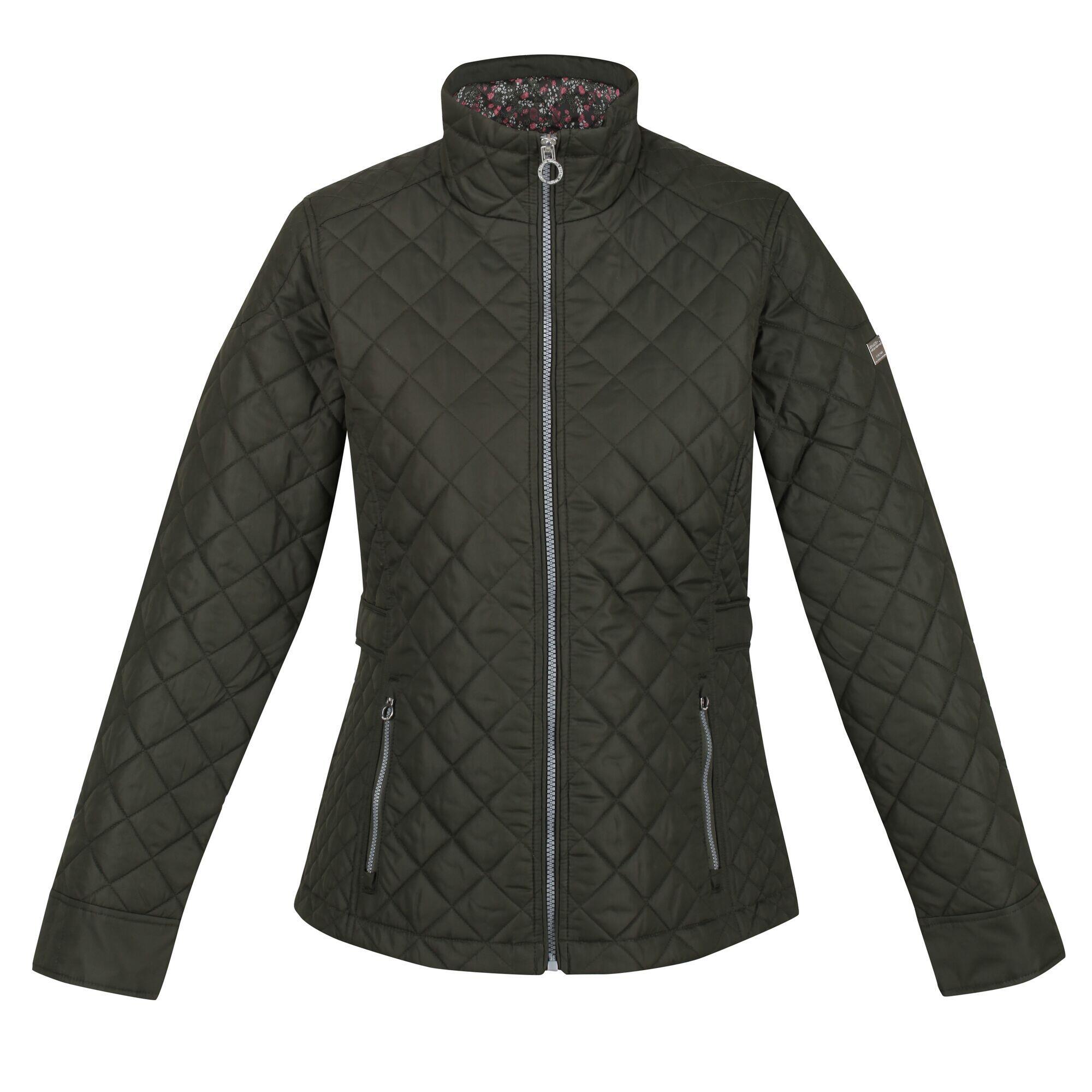 REGATTA Womens/Ladies Charleigh Quilted Insulated Jacket (Dark Khaki)