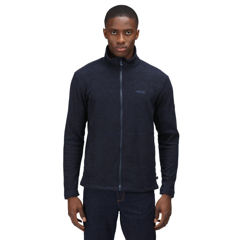 Veste polaire EILDON Homme (Bleu marine / Noir Chiné)